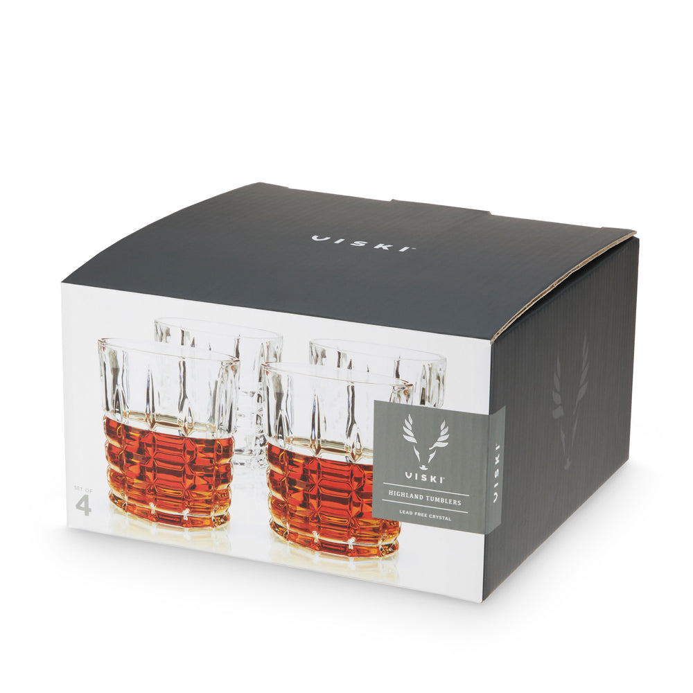 
                      
                        Highland Crystal DOF Tumblers, Set of 4
                      
                    