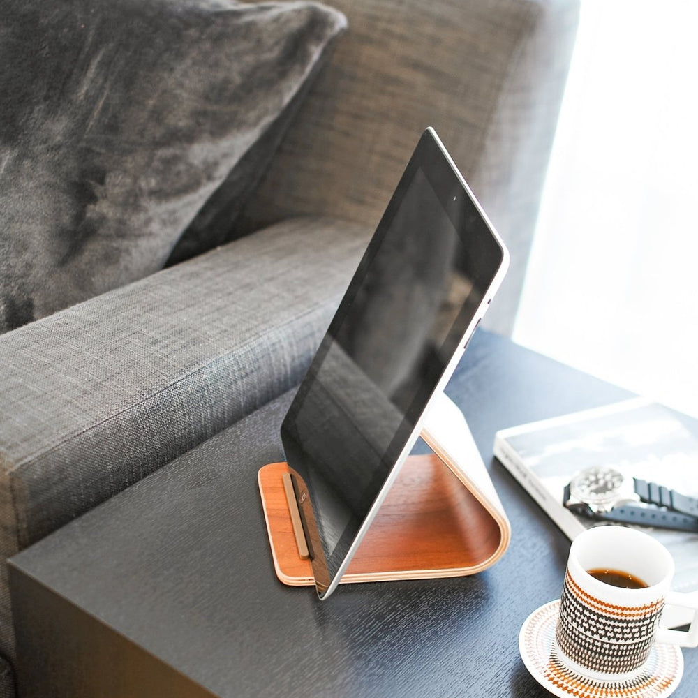 
                      
                        Yamazaki Home Wood Tablet Stand - lily & onyx
                      
                    