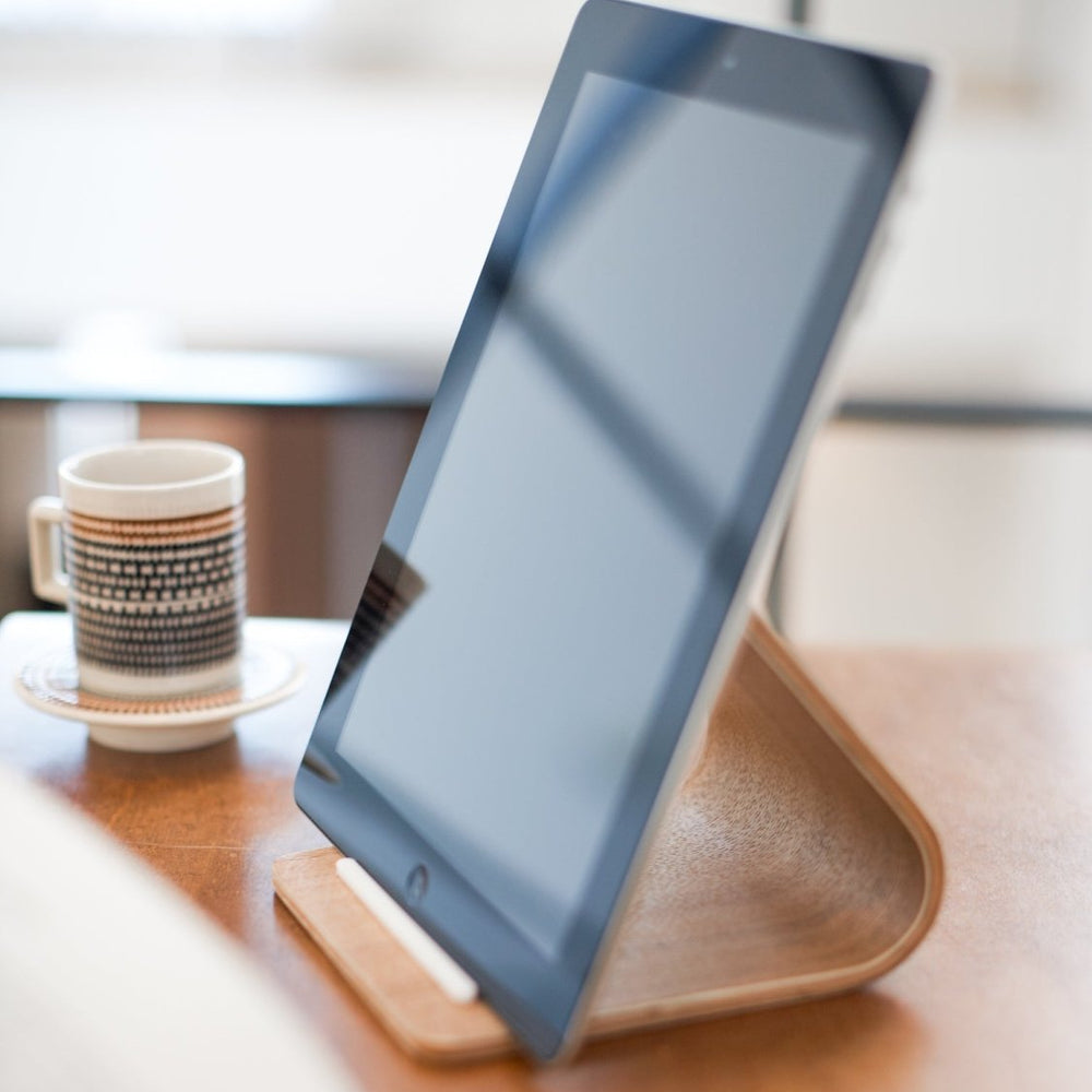 
                      
                        Yamazaki Home Wood Tablet Stand - lily & onyx
                      
                    