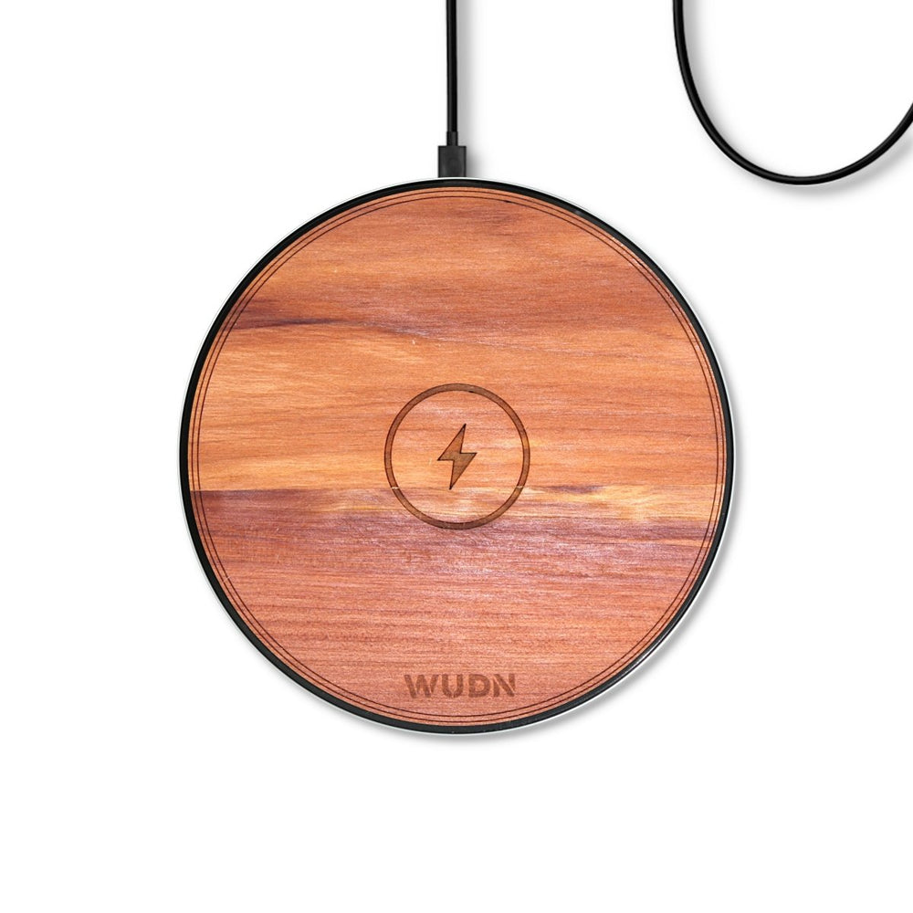 WUDN Wooden Qi Wireless Fast Charger - lily & onyx