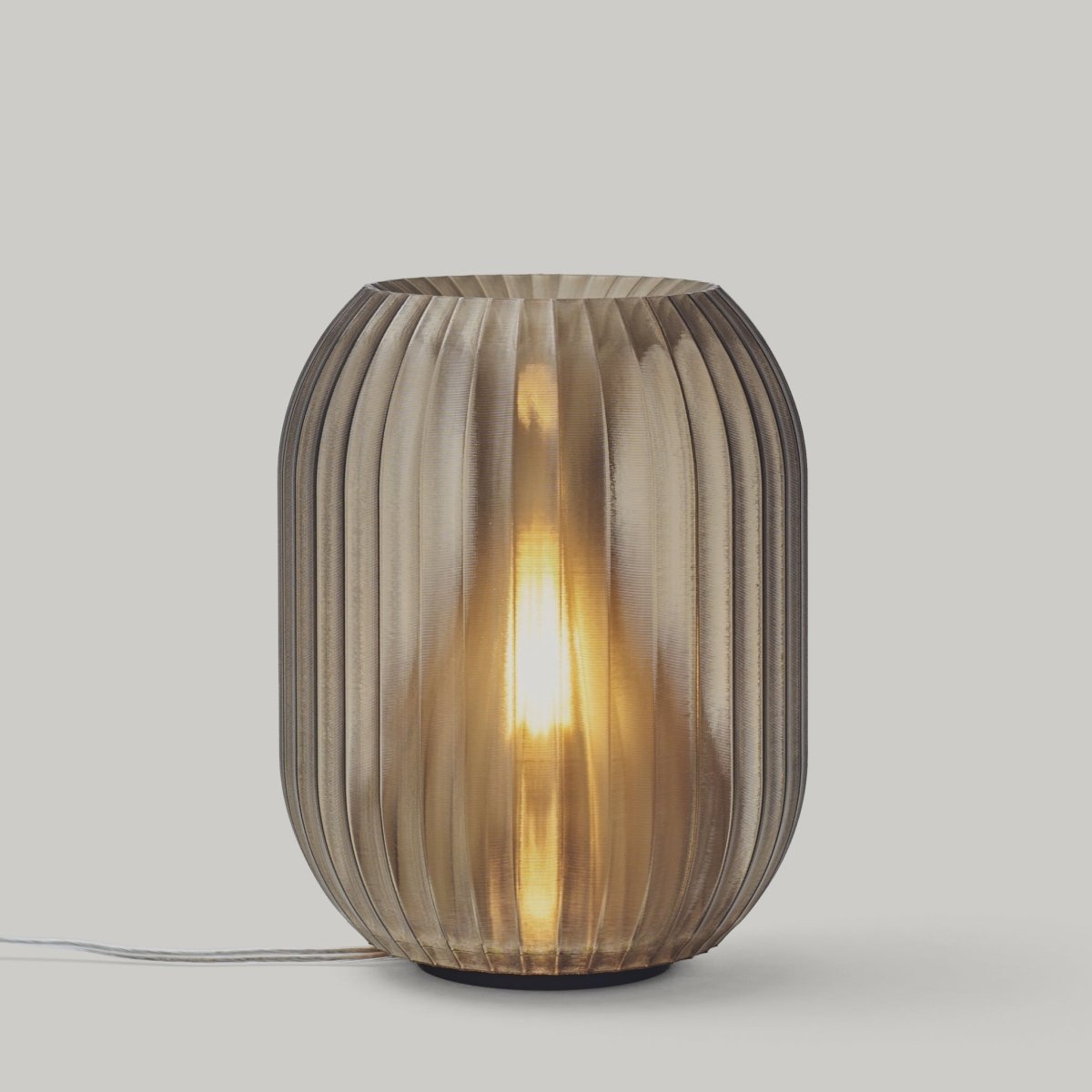 Wooj Design Allium Lamp | 3D - Printed Table Lamp with Blown Glass Effect by Christopher Merchant