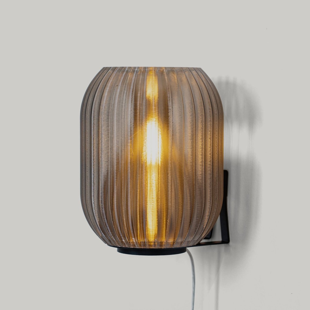 Wooj Design Allium Sconce | 3D - Printed Wall Sconce with Blown Glass Effect by Christopher Merchant