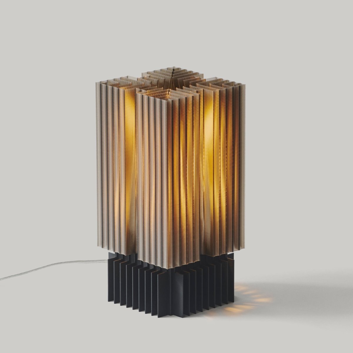 Wooj Design Brut Lamp | Brutalist - Inspired 3D - Printed Table Lamp by Wooj Design