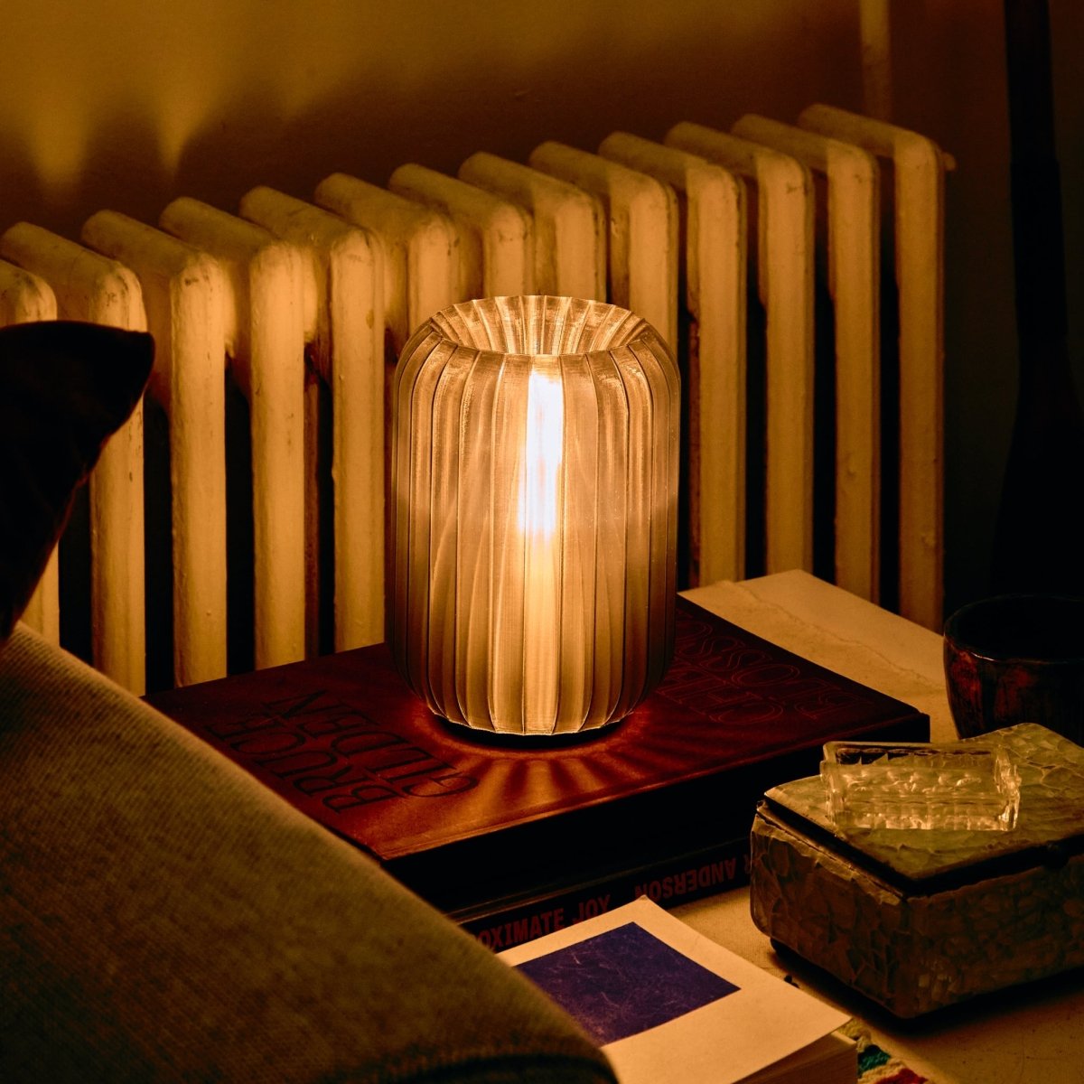 Wooj Design Cordless Mini Allium Lamp | Rechargeable 3D - Printed Table Lamp by Christopher Merchant