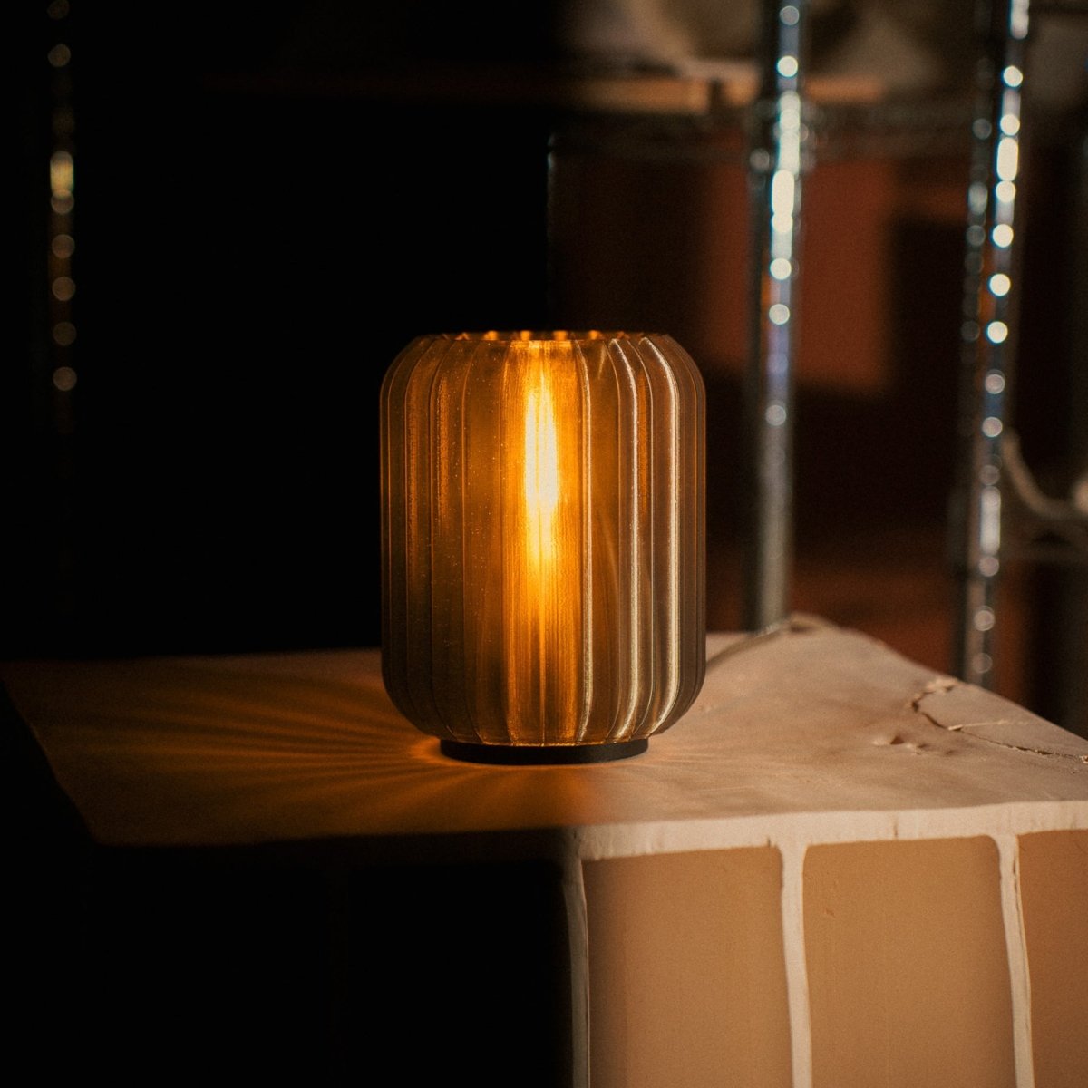 Mini Allium Lamp – Compact 3D-Printed Table Lamp | lily & onyx