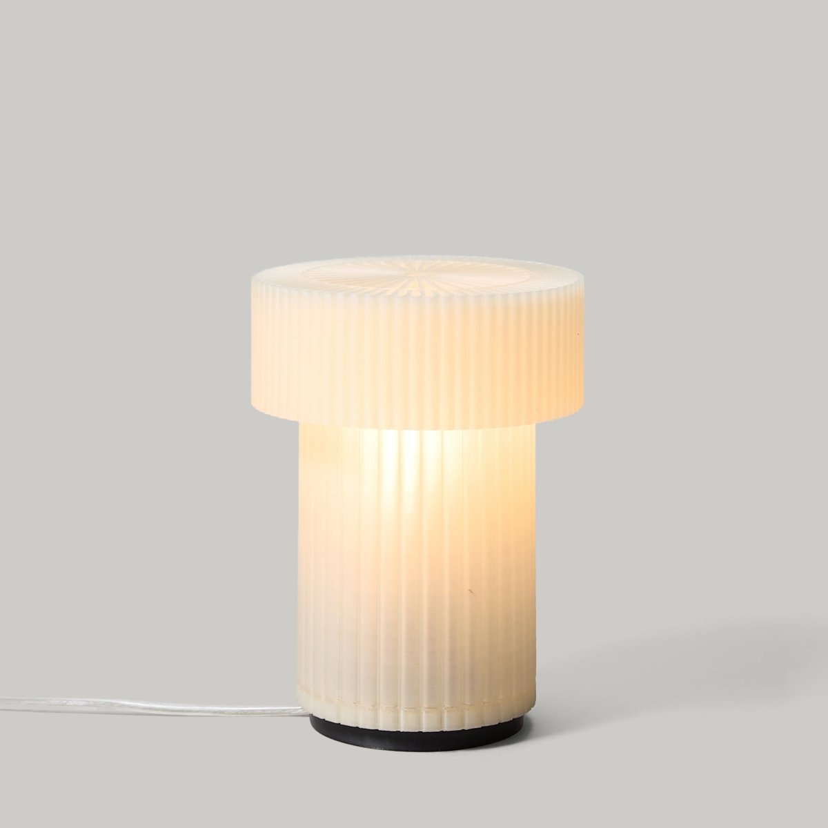 Wooj Design Mini Drum Lamp | Compact 3D - Printed Table Lamp by Christopher Merchant