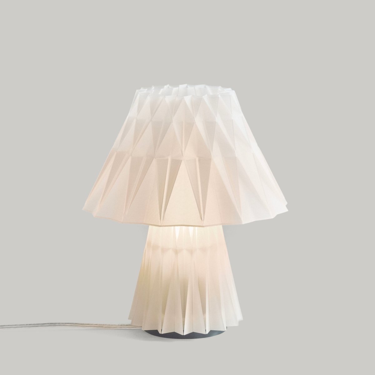 Wooj Design Prisma Lamp | Geometric 3D - Printed Table Lamp with Living Hinge by Walmen Dumaliang