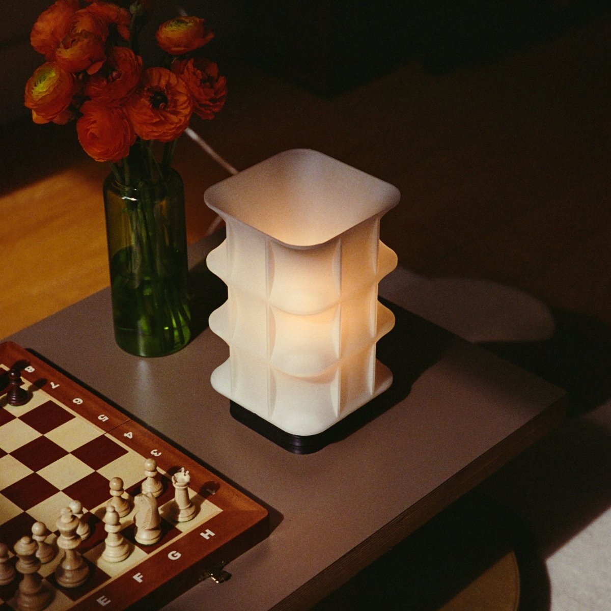 Wooj Design Scaffold Lamp | Geometric 3D - Printed Table Lamp by Nigh Collective