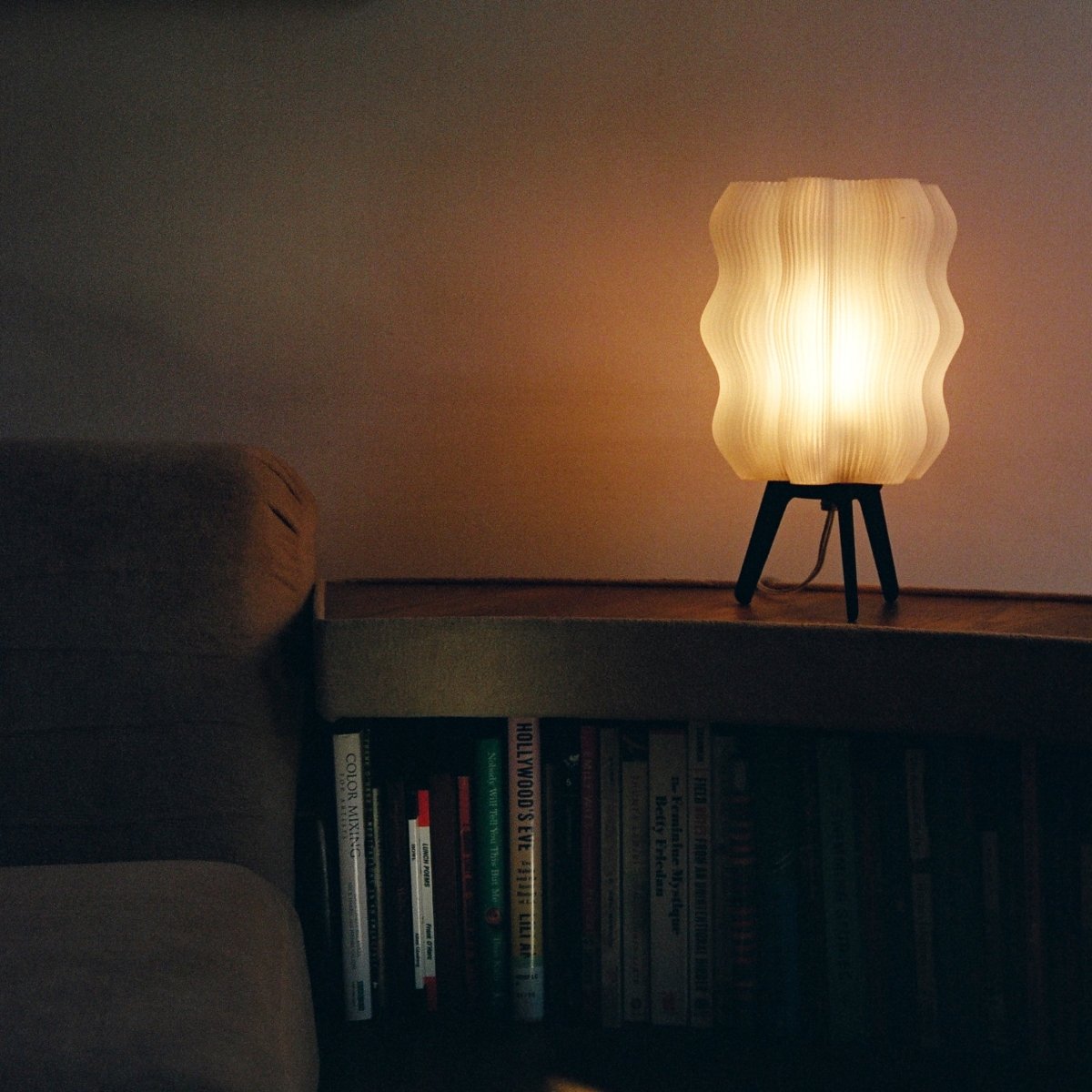 Wooj Design Wavy Lamp | Comb Jellyfish - Inspired 3D - Printed Table Lamp by Wooj Design