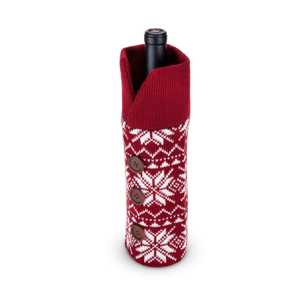Twine Living Wool Holiday Wine Bottle Sweater - lily & onyx