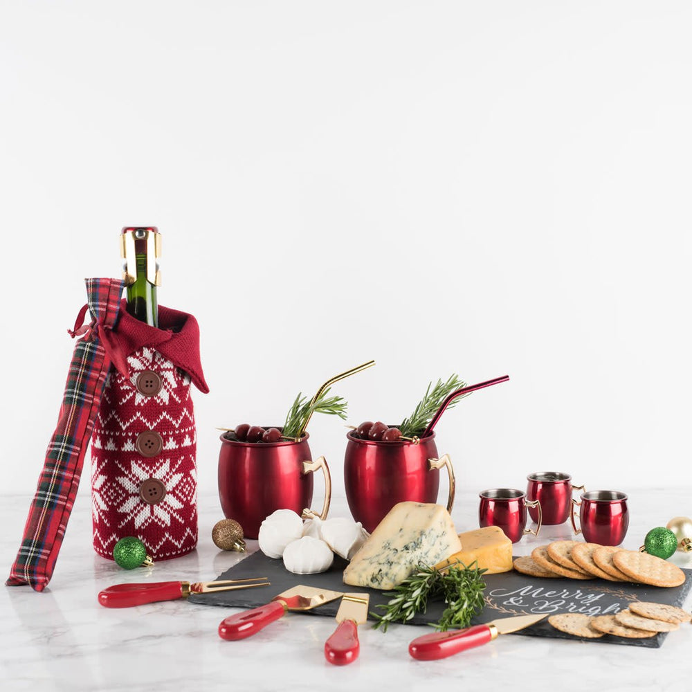 
                      
                        Twine Living Wool Holiday Wine Bottle Sweater - lily & onyx
                      
                    
