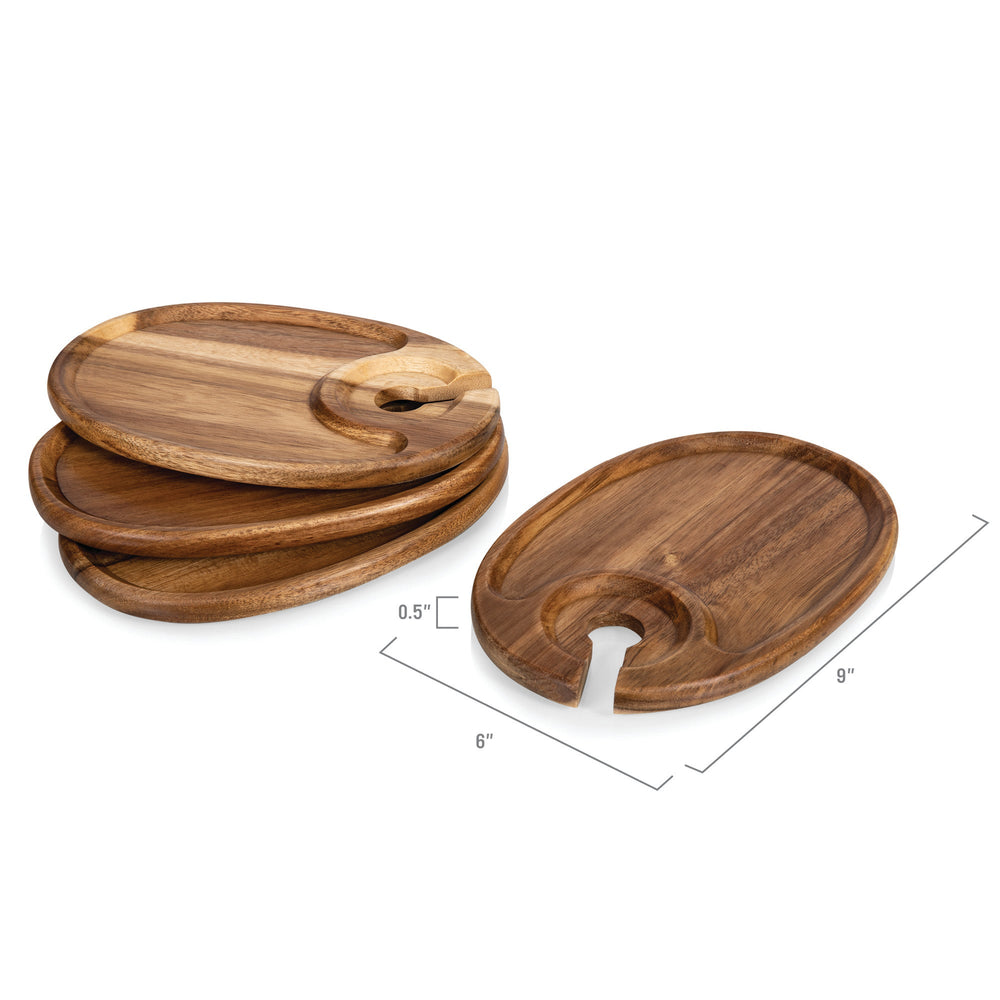 
                      
                        Wine Appetizer Plate, Set of 4
                      
                    