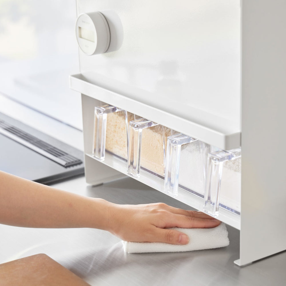 
                      
                        Concealable Steel Spice Rack
                      
                    