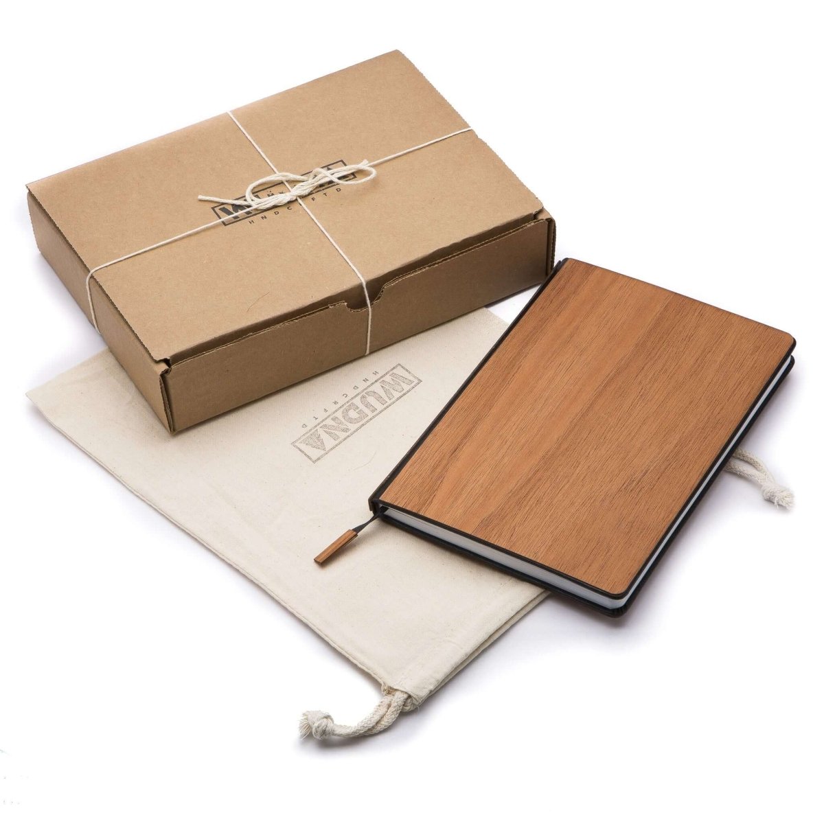 WUDN Handcrafted Wooden Journal / Planner / Notebook