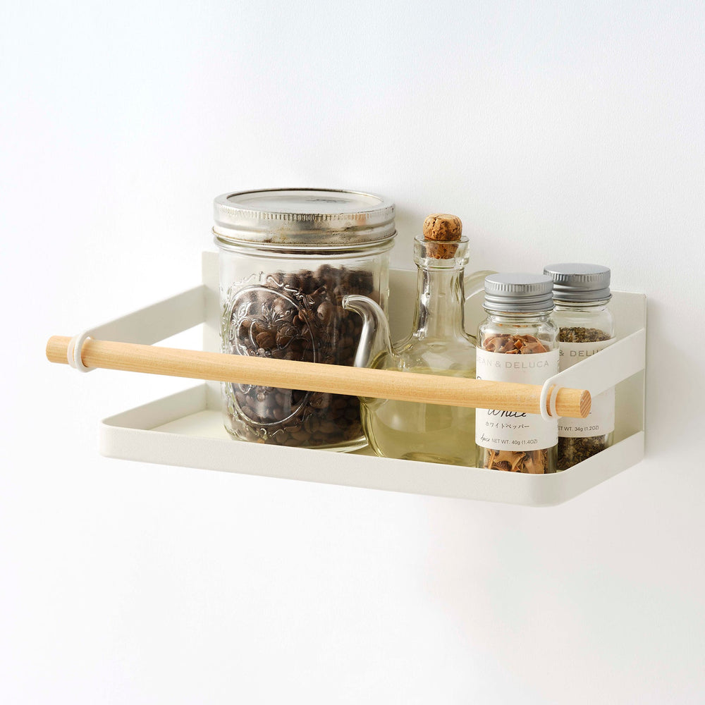 Magnetic Storage Caddy - Steel + Wood