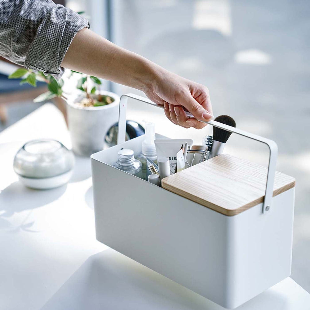 Makeup Organizer with Mirror