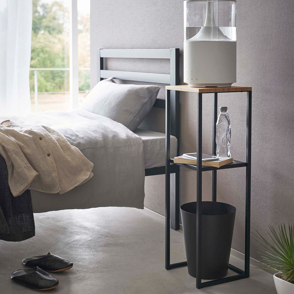 
                      
                        Two-Tier Steel & Wood Display & Storage Shelf, 31.5" H
                      
                    