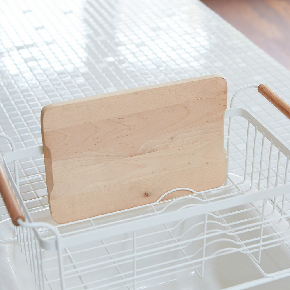 
                      
                        Over-the-Sink Steel Expandable Dish Rack with Wood Handles
                      
                    