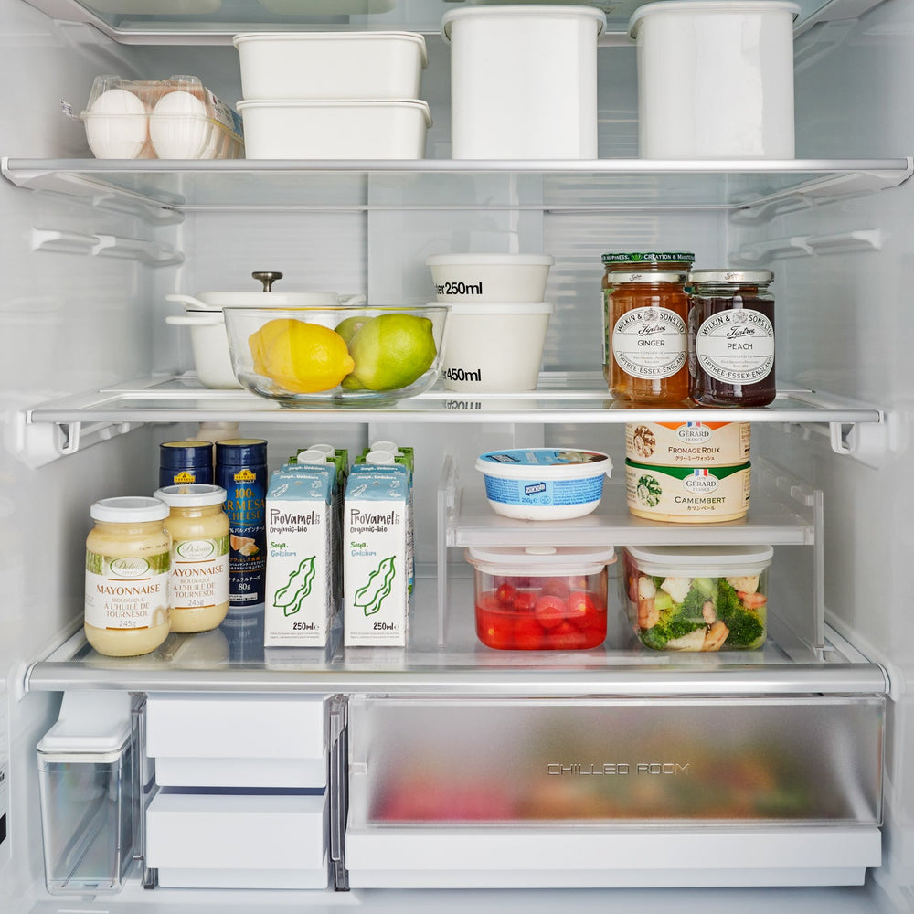
                      
                        Expandable Refrigerator Riser Shelf
                      
                    