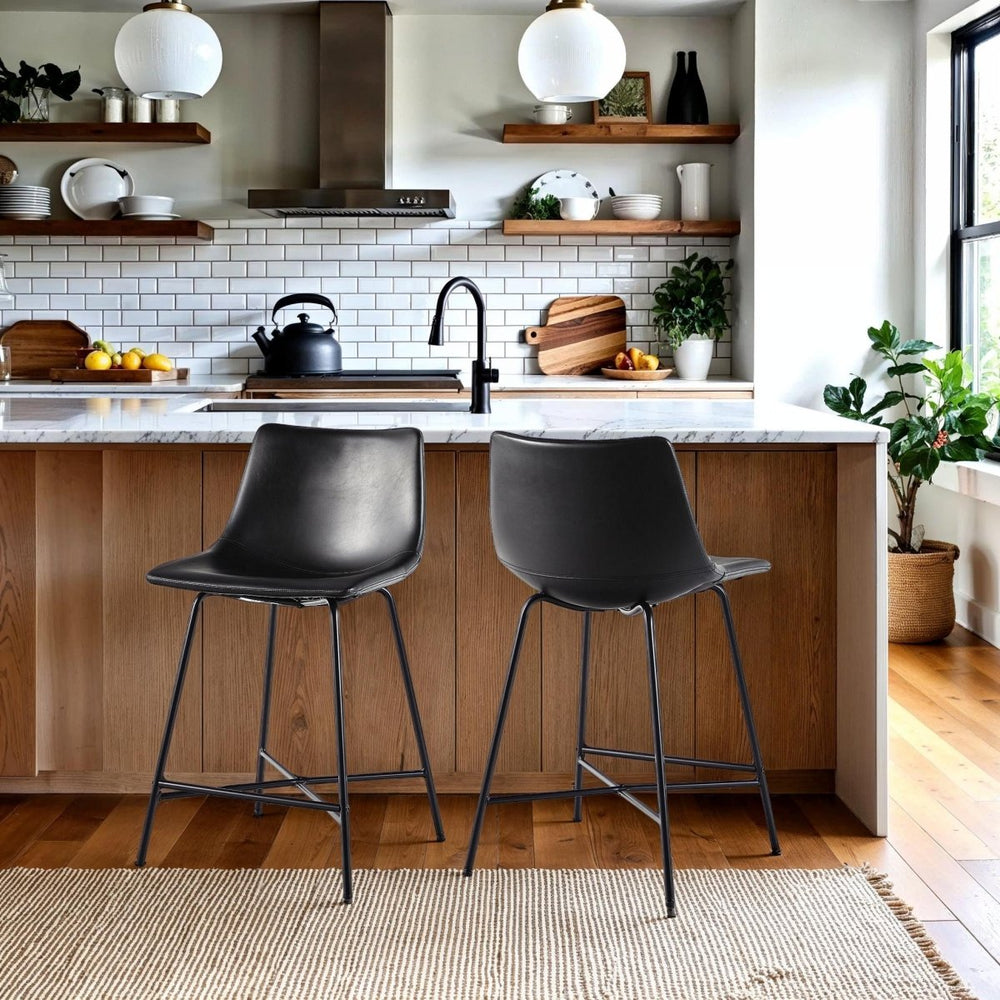 
                      
                        Walker Edison Xuma Modern Upholstered Seating Collection, Dining Chair or Counter Stool - Set of 2 - lily & onyx
                      
                    