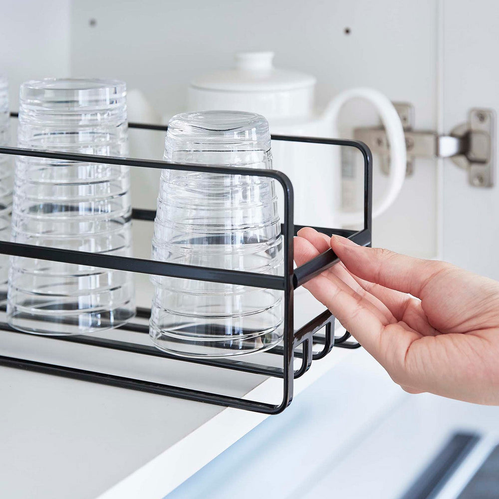 
                      
                        Glass and Mug Cabinet Organizer - Steel
                      
                    