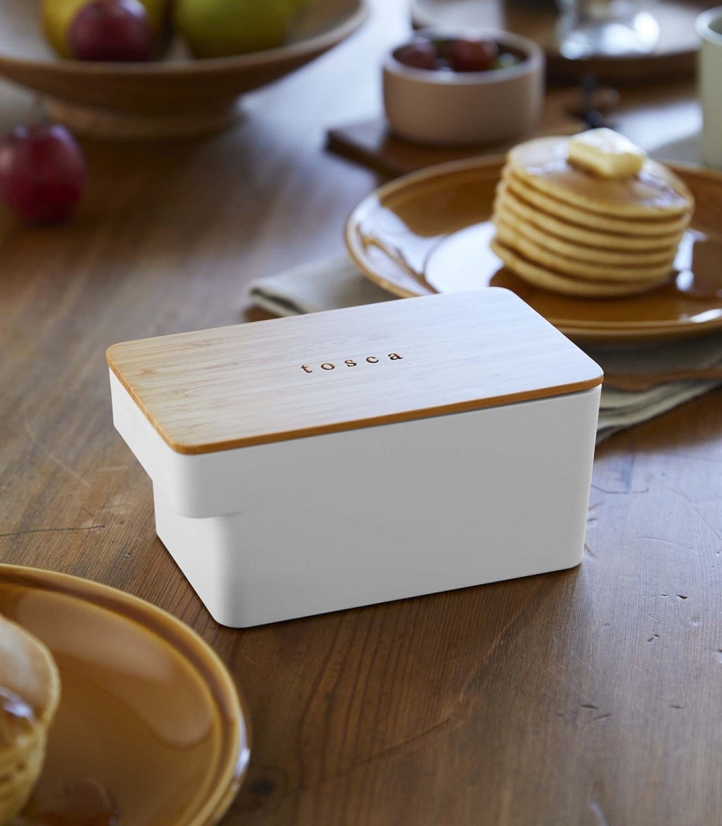 Yamazaki Home Airtight Food Storage Container - Bamboo Lid