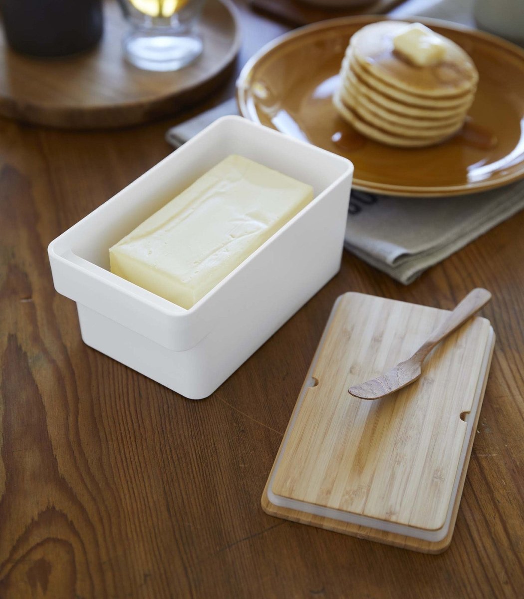 Yamazaki Home Airtight Food Storage Container - Bamboo Lid