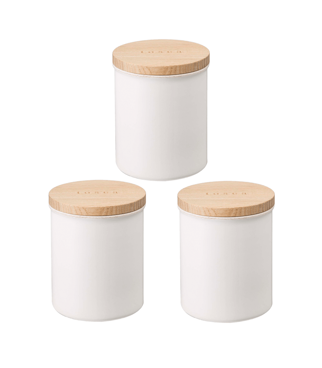 Yamazaki Home Ceramic Food Canister, Set of 3