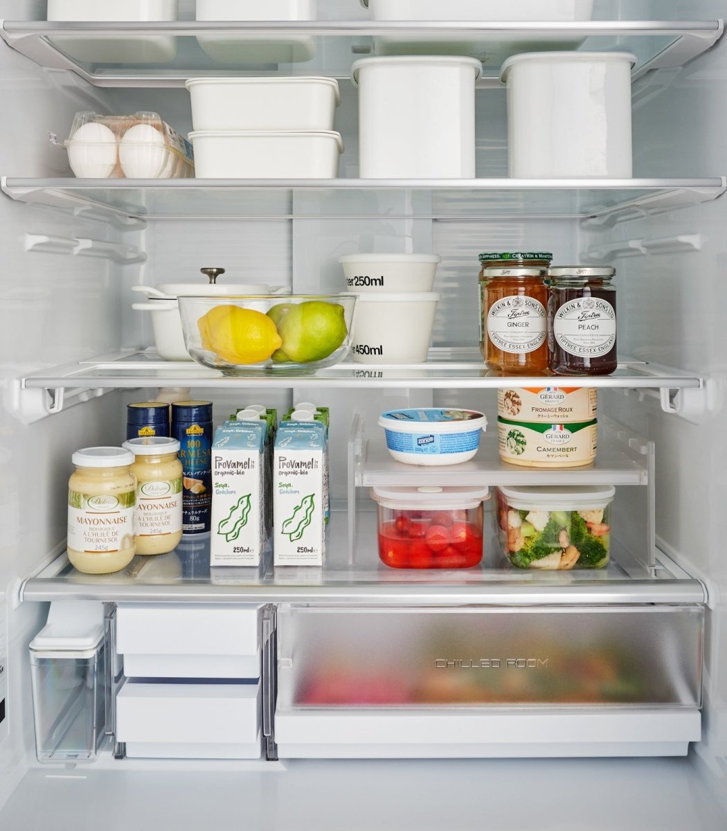 Yamazaki Home Expandable Refrigerator Riser Shelf