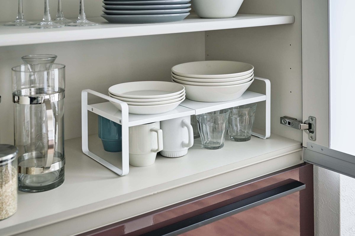 Yamazaki Home Expandable Steel Kitchen Riser