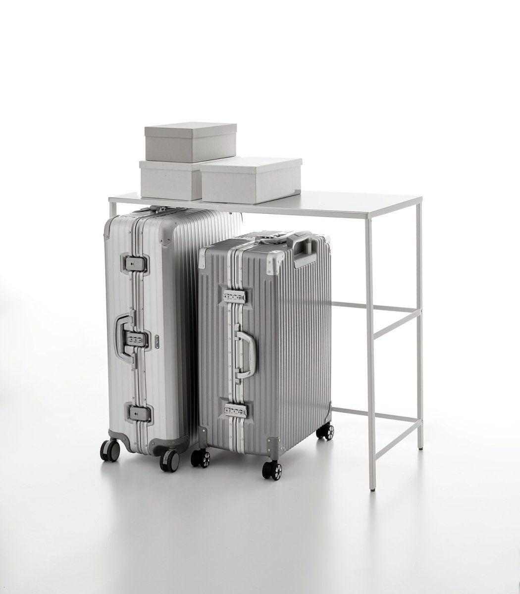 Yamazaki Home Expandable Steel Suitcase Rack