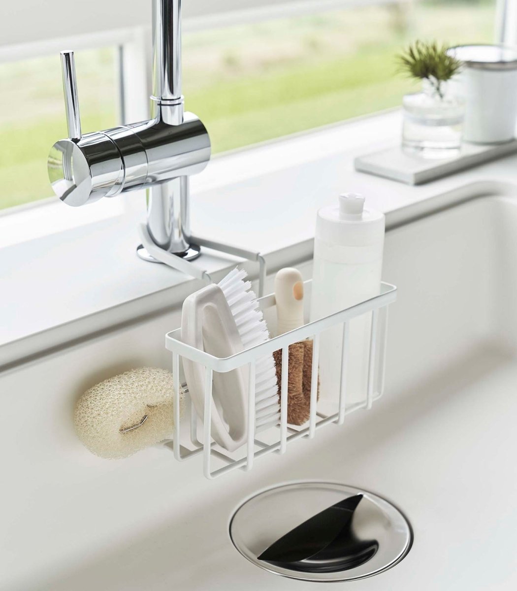 Yamazaki Home Faucet - Hanging Steel Sponge Caddy
