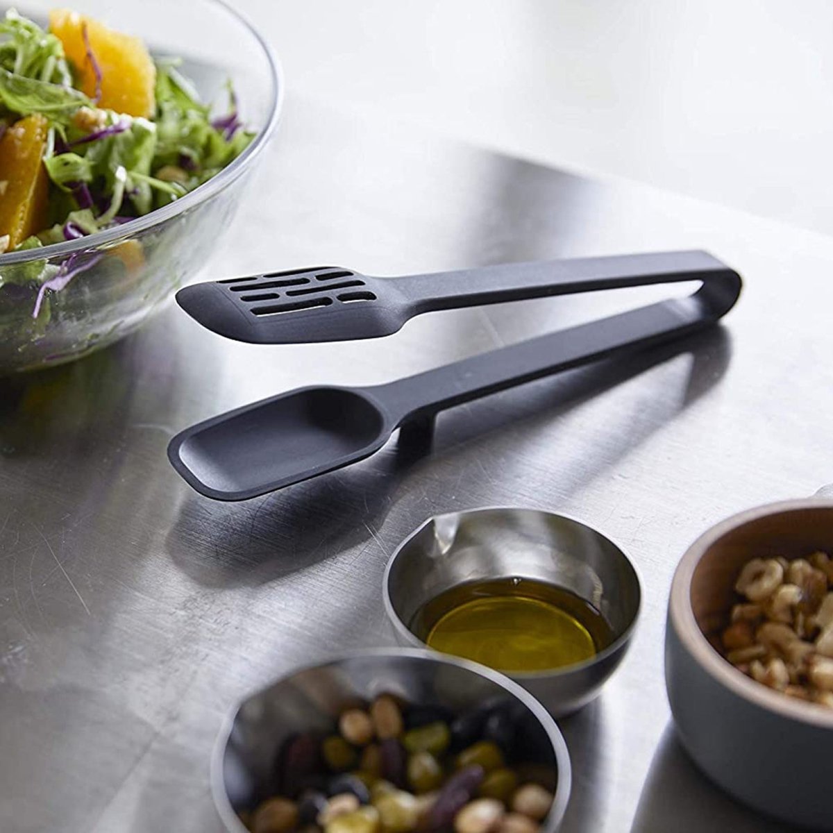 Yamazaki Home Floating Silicone Kitchen Utensil Bundle, Set of 4