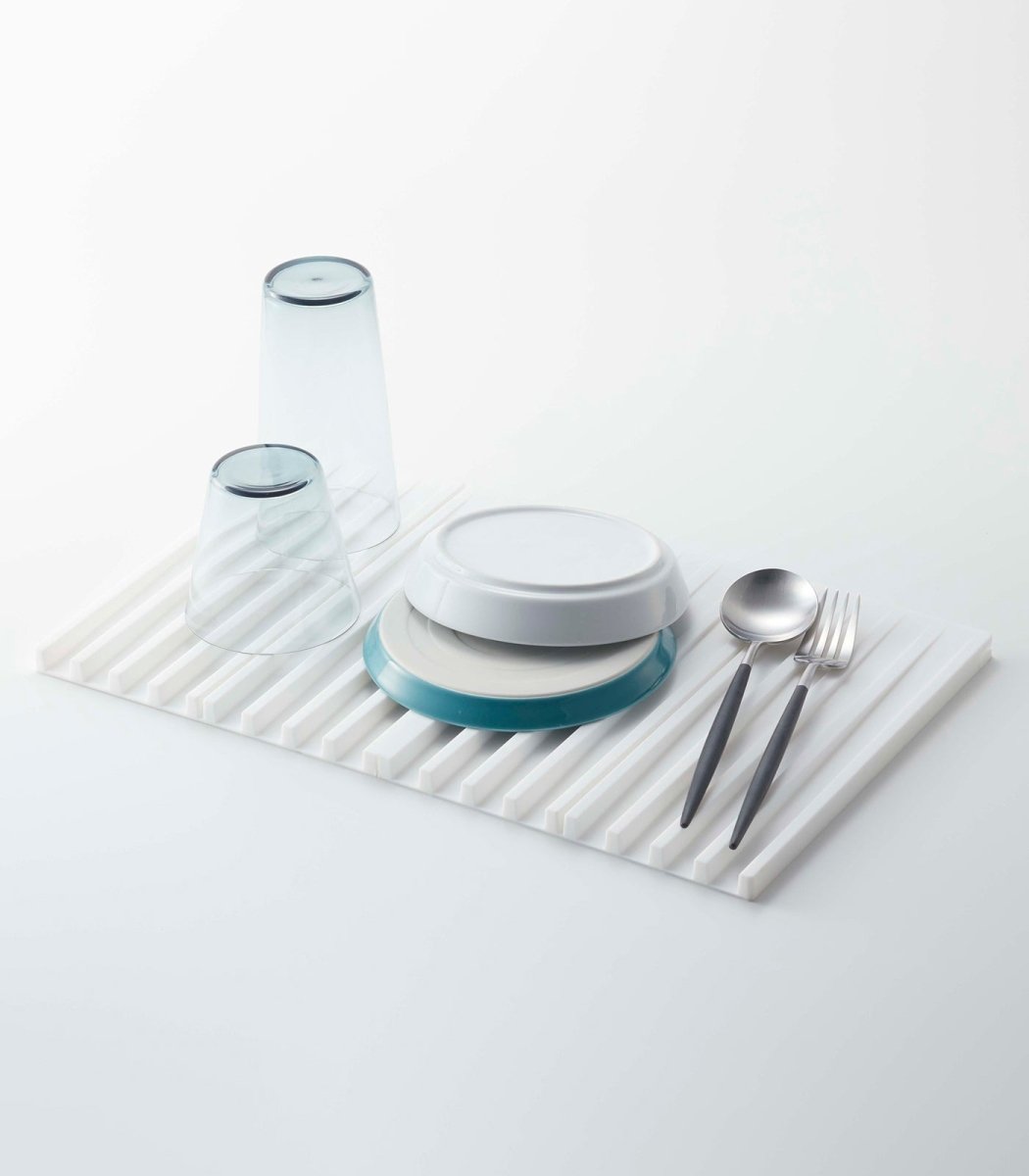 Yamazaki Home Folding Dish Drainer Mat & Trivet