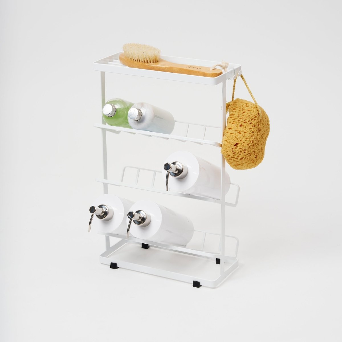 Yamazaki Home Four - Tier Steel Shower Caddy - Freestanding Rust - Resistant