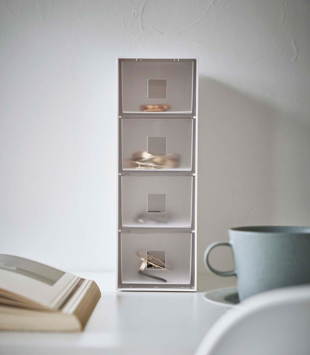 Yamazaki Home Storage Tower with Drawers