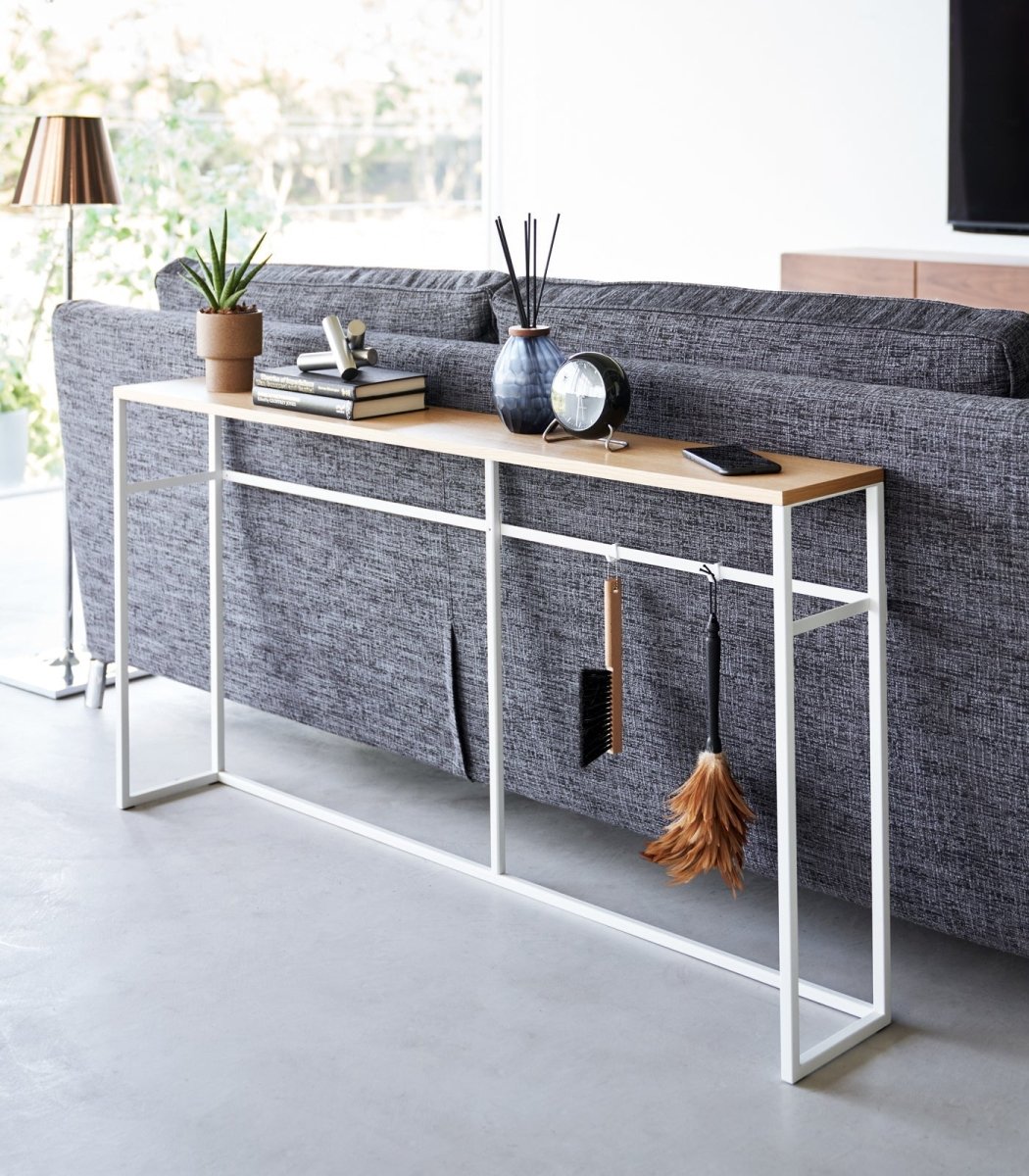 Yamazaki Home Long Steel Console Table