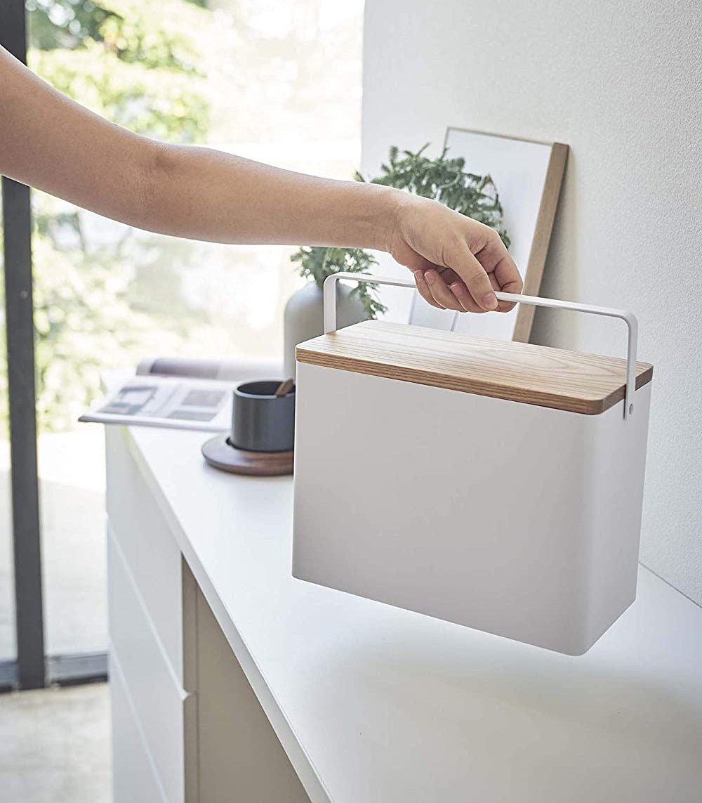 Yamazaki Home Odds - and - Ends Organizer - Steel + Wood