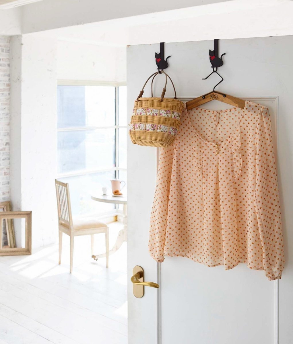 Yamazaki Home Over - the - Door Steel Cat Hanger, Set of 2