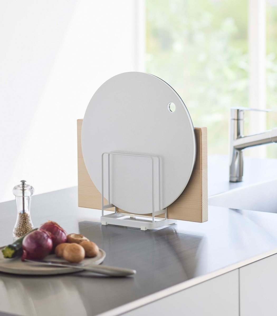 Yamazaki Home Round Cutting Board Stand