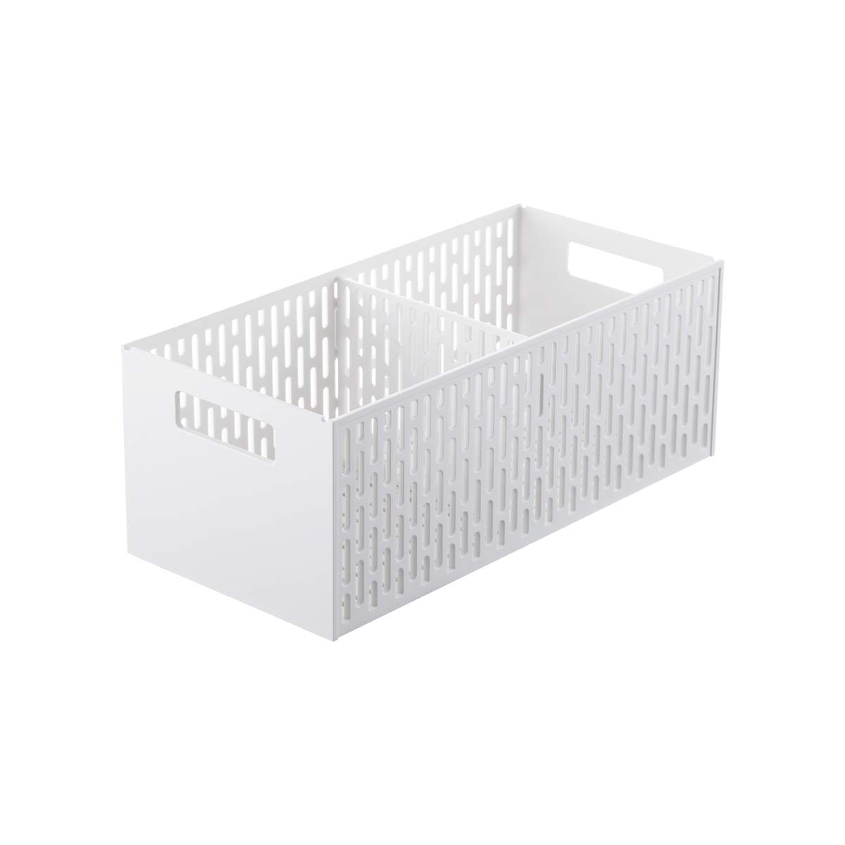Yamazaki Home Stackable Vegetable Stocker in white