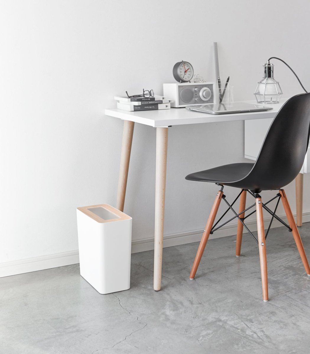 Yamazaki Home Steel Trash Can - Two Styles