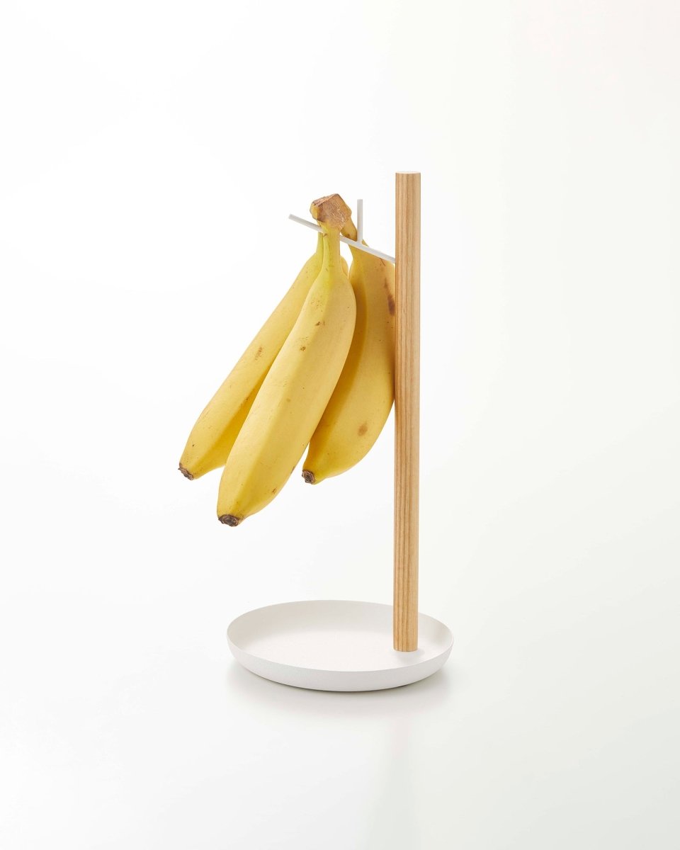 Yamazaki Home Steel & Wood Banana Stand
