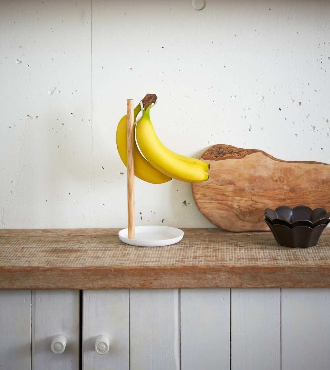 Yamazaki Home Steel & Wood Banana Stand