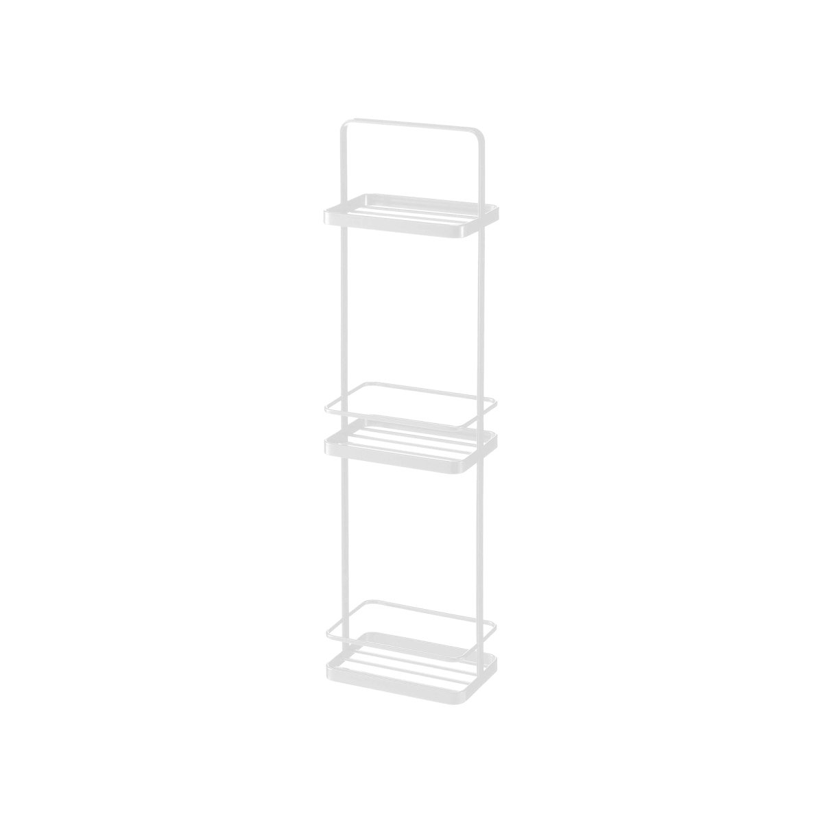 Yamazaki Home Three - Tier Steel Shower Caddy - Freestanding Water Resistant