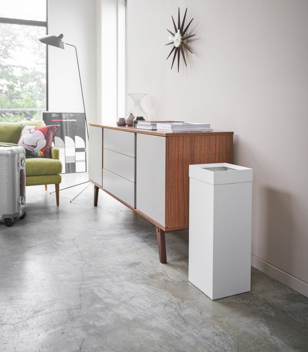 Yamazaki Home Tower Steel Trash Can