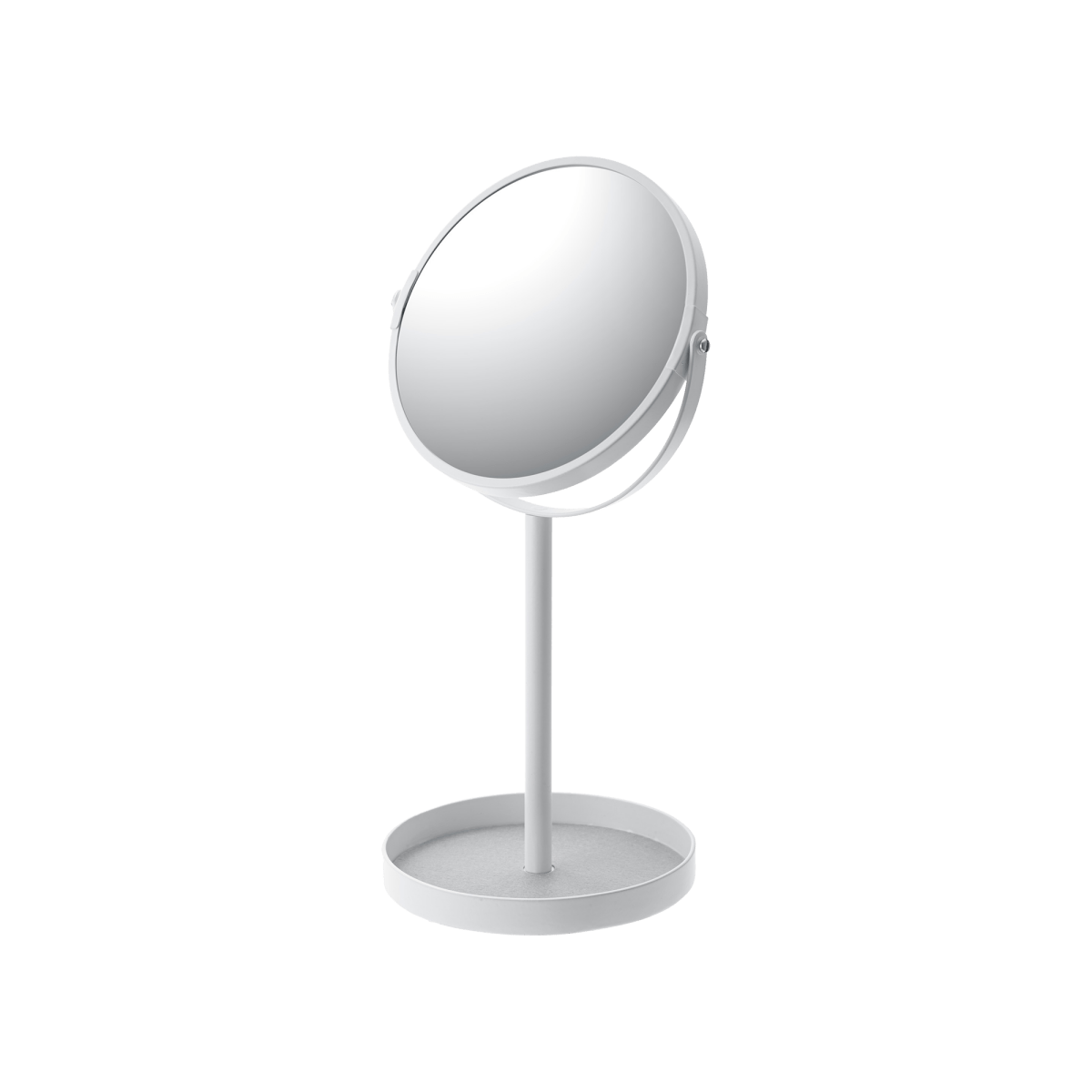 Yamazaki Home Tower Vanity Mirror with Jewelry Tray