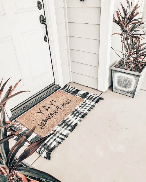The Doormat Co. Yay! You're Here! Doormat - lily & onyx
