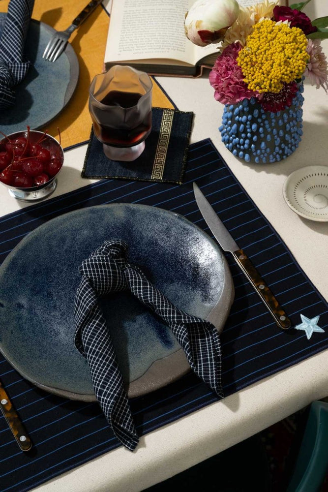 ATELIER SAUCIER Yearbook Stripe Placemat - lily & onyx