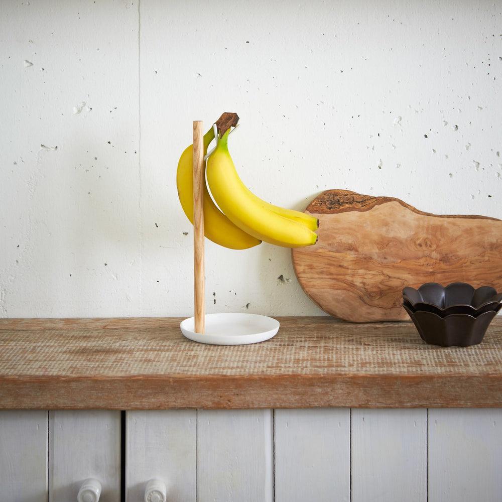 Steel & Wood Banana Stand